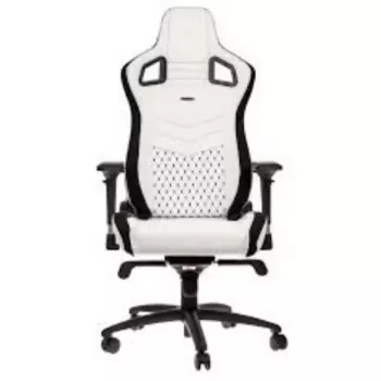 Gepolsterter Sitz Gaming-Stuhl noblechairs Epic Schwarz Weiß