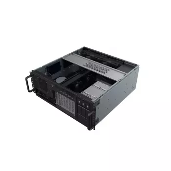 Server-Rack Silverstone RM46-502-I Schwarz ATX 1x80mm-Lüfter