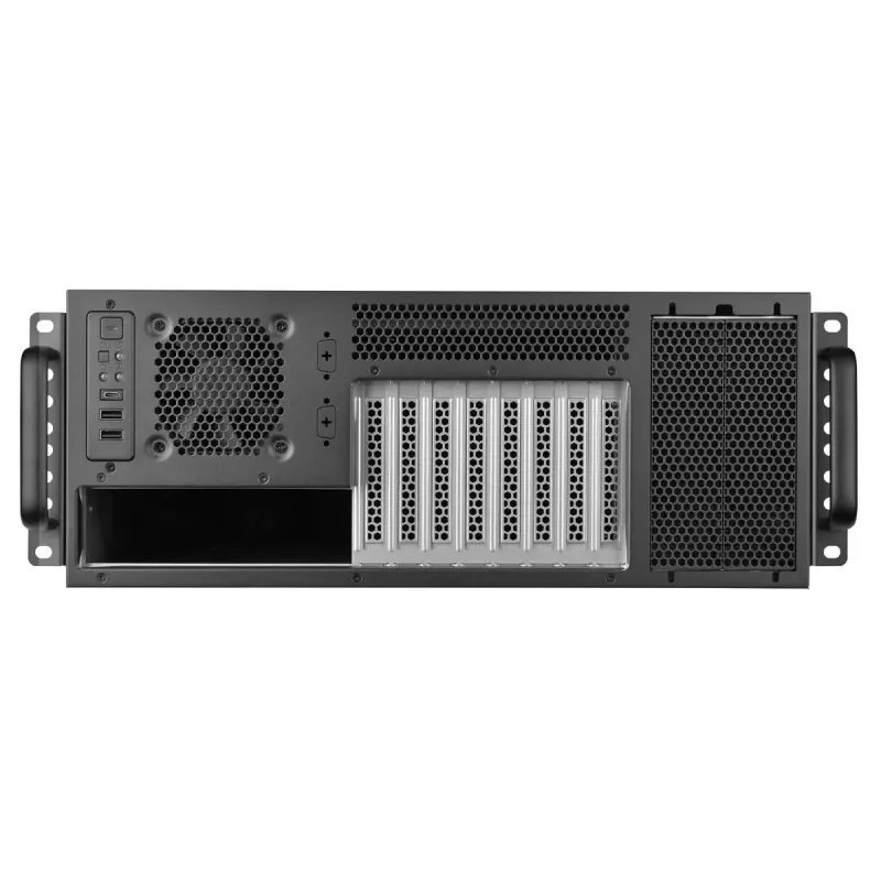 Server-Rack Silverstone RM46-502-I Schwarz ATX 1x80mm-Lüfter