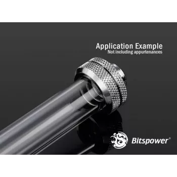 Computer-Kühlsystemteil BitsPower BP-NCPLT16-L500 — transparente Kühlmittelschlauchhülle, kompatibel mit Bitspower EML16