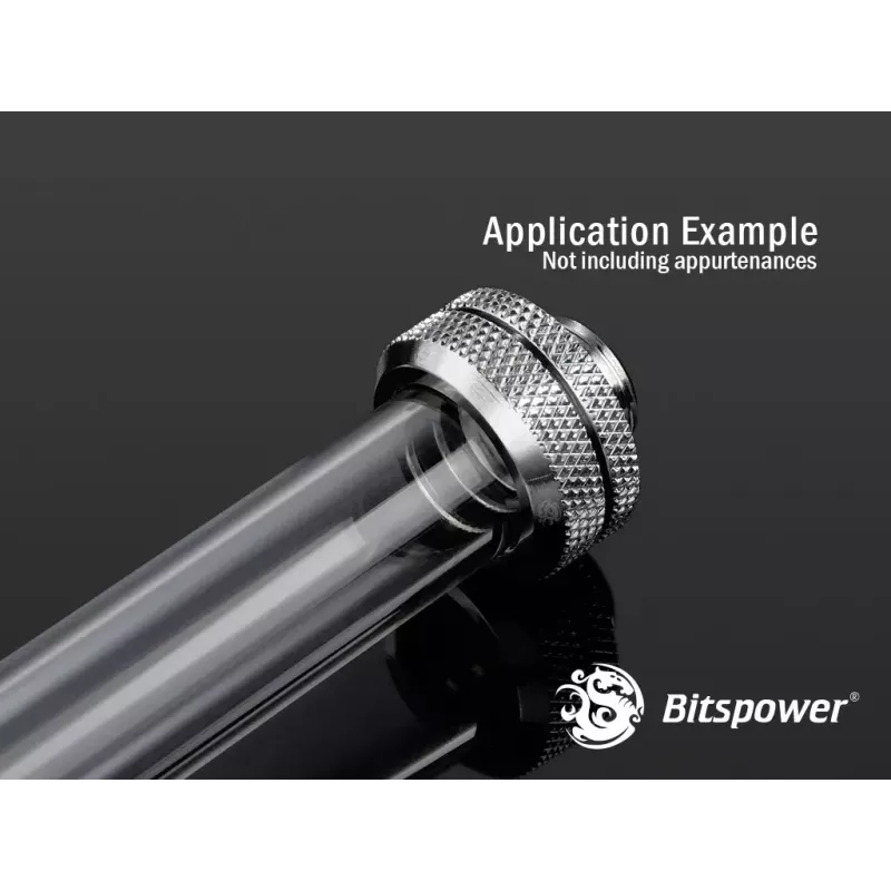 Computer-Kühlsystemteil BitsPower BP-NCPLT16-L500 — transparente Kühlmittelschlauchhülle, kompatibel mit Bitspower EML16