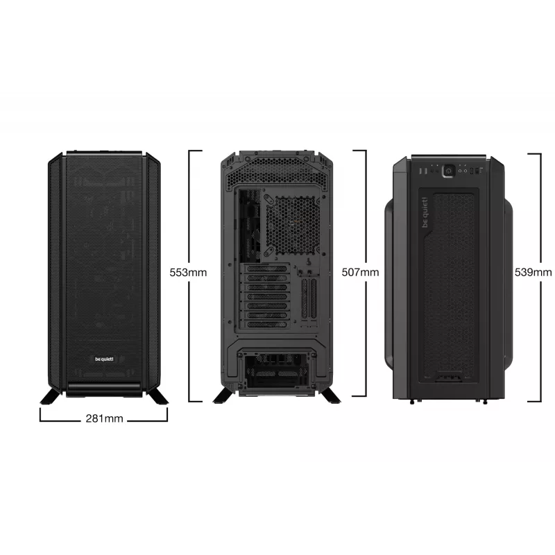 be quiet! Silent Base 802 Schwarz Midi-Tower