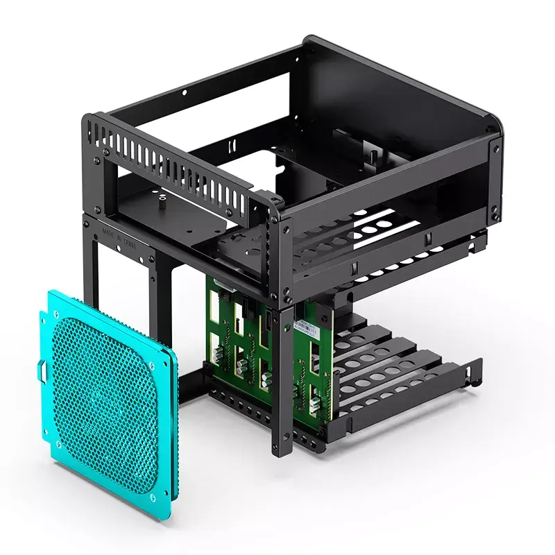 PC-Gehäuse Jonsbo N2 Cube Schwarz