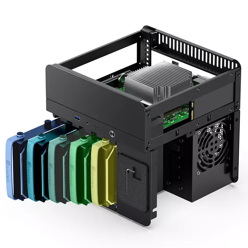 PC-Gehäuse Jonsbo N2 Cube Schwarz
