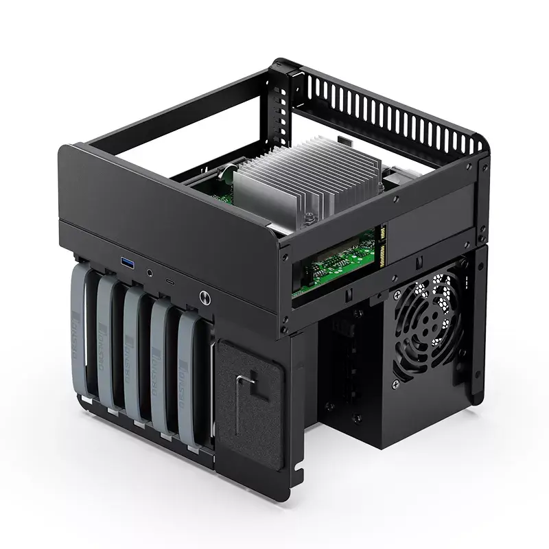 PC-Gehäuse Jonsbo N2 Cube Schwarz