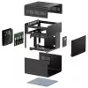 PC-Gehäuse Jonsbo N2 Cube Schwarz