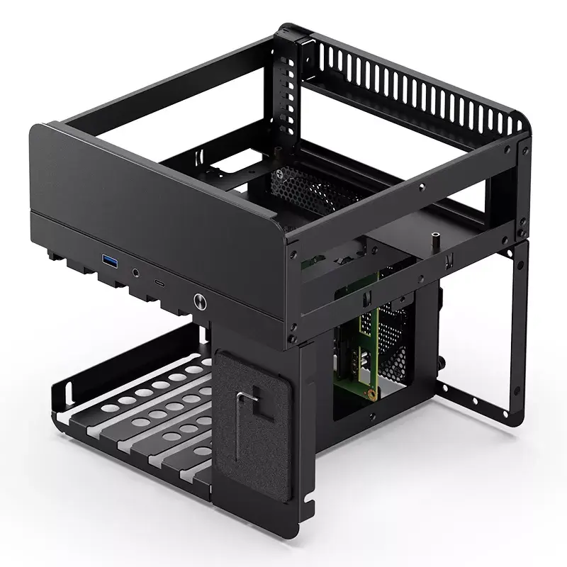 PC-Gehäuse Jonsbo N2 Cube Schwarz