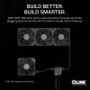 Lüfter Corsair iCUE LINK RX140 MAX 14 cm Schwarz 300-1600 U/min