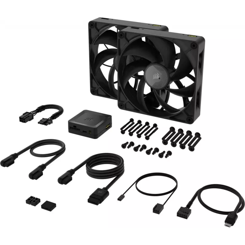 Lüfter Corsair iCUE LINK RX140 MAX 14 cm Schwarz 300-1600 U/min