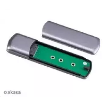 Tragbares SSD-Gehäuse Akasa AK-ENU3M2-05 USB-C 3.2 Gen 2 für M.2 SATA/NVMe-Laufwerke