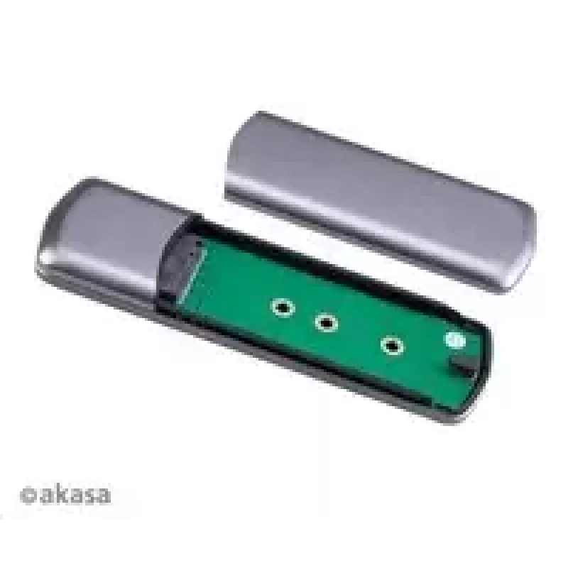 Tragbares SSD-Gehäuse Akasa AK-ENU3M2-05 USB-C 3.2 Gen 2 für M.2 SATA/NVMe-Laufwerke