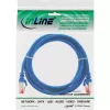 InLine Patchkabel S/FTP PiMF Cat.6 250MHz PVC Kupfer blau 1m