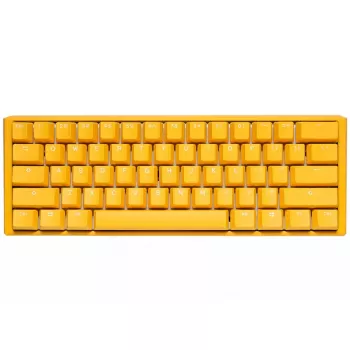 Ducky One 3 Gelb Mini Tastatur Gaming USB Deutsch Mechanisch RGB