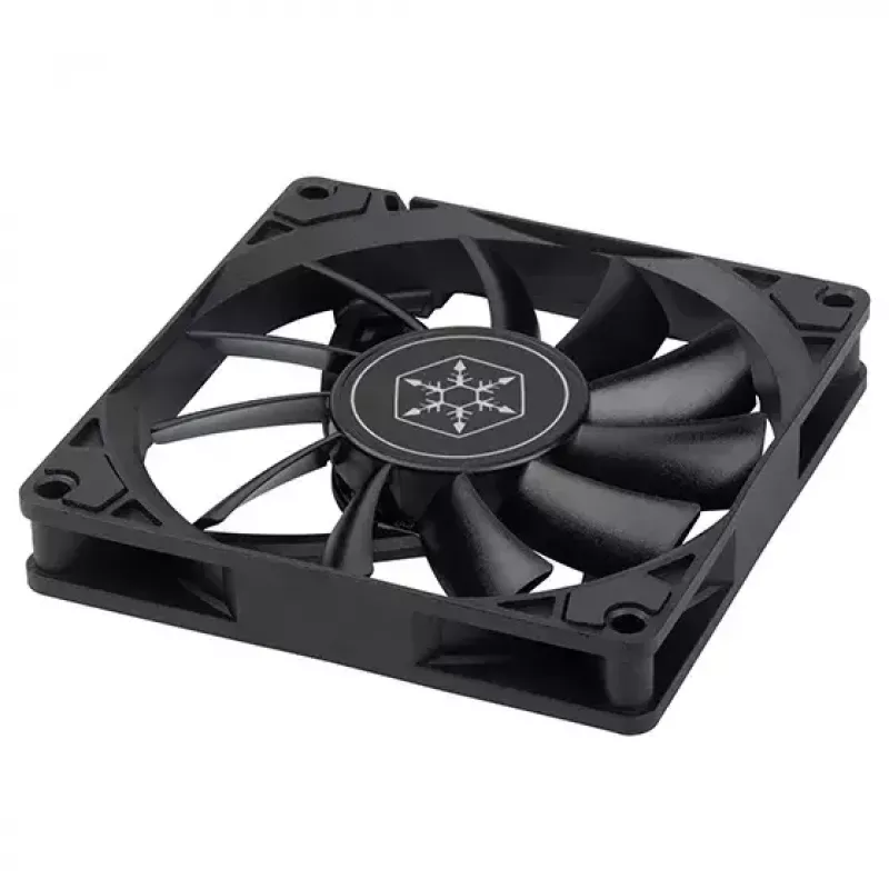 Lüfter Silverstone Air Slimmer 90 9,2 cm schwarz 500-2500 U/min hydraulisch