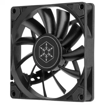 Lüfter Silverstone Air Slimmer 90 9,2 cm schwarz 500-2500 U/min hydraulisch