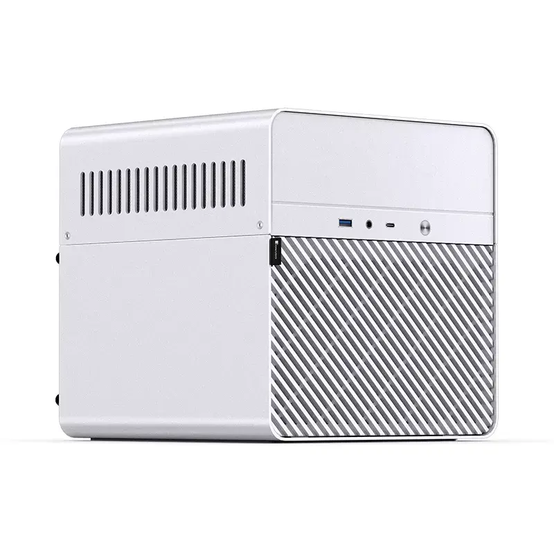 PC-Gehäuse Jonsbo N2 Cube White SFX 120mm Lüfter 2.5 3.5 HDD