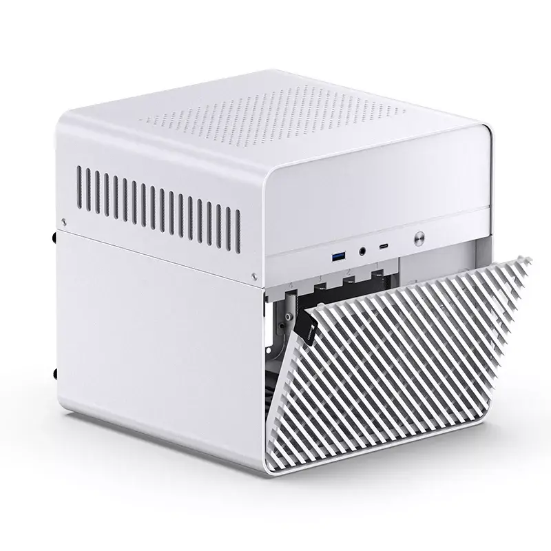 PC-Gehäuse Jonsbo N2 Cube White SFX 120mm Lüfter 2.5 3.5 HDD