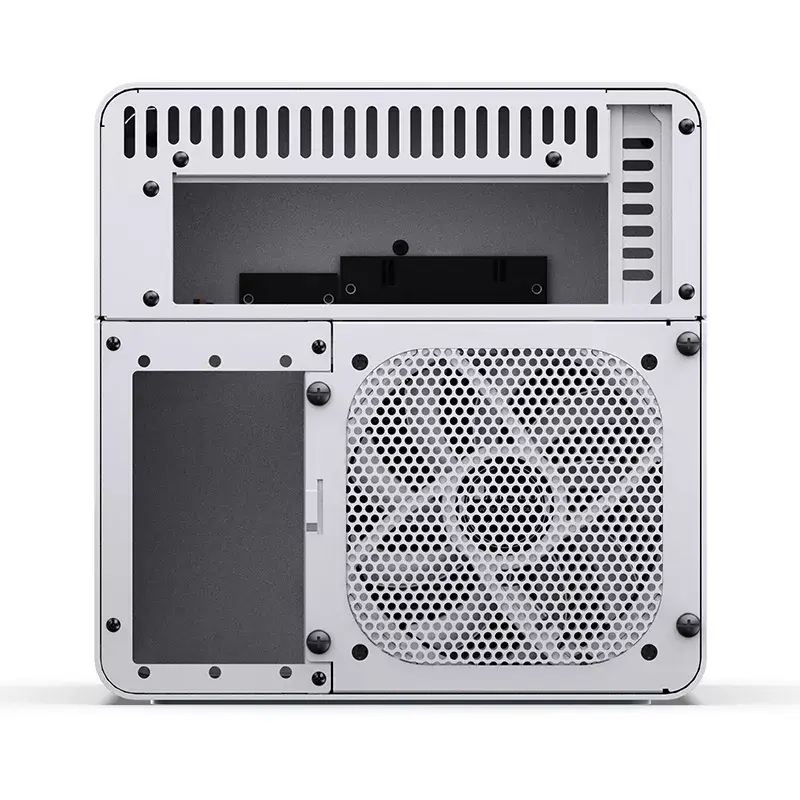 PC-Gehäuse Jonsbo N2 Cube White SFX 120mm Lüfter 2.5 3.5 HDD