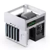 PC-Gehäuse Jonsbo N2 Cube White SFX 120mm Lüfter 2.5 3.5 HDD