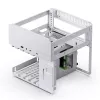 PC-Gehäuse Jonsbo N2 Cube White SFX 120mm Lüfter 2.5 3.5 HDD