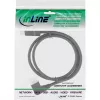 InLine DisplayPort 1.4 Kabel, 8K4K, links abgewinkelt, schwarz/gold, 2m