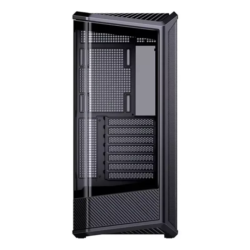 Computer-Gehäuse Jonsbo D400 Midi Tower ATX Tempered Glass – Schwarz