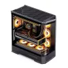Computer-Gehäuse Jonsbo D400 Midi Tower ATX Tempered Glass – Schwarz