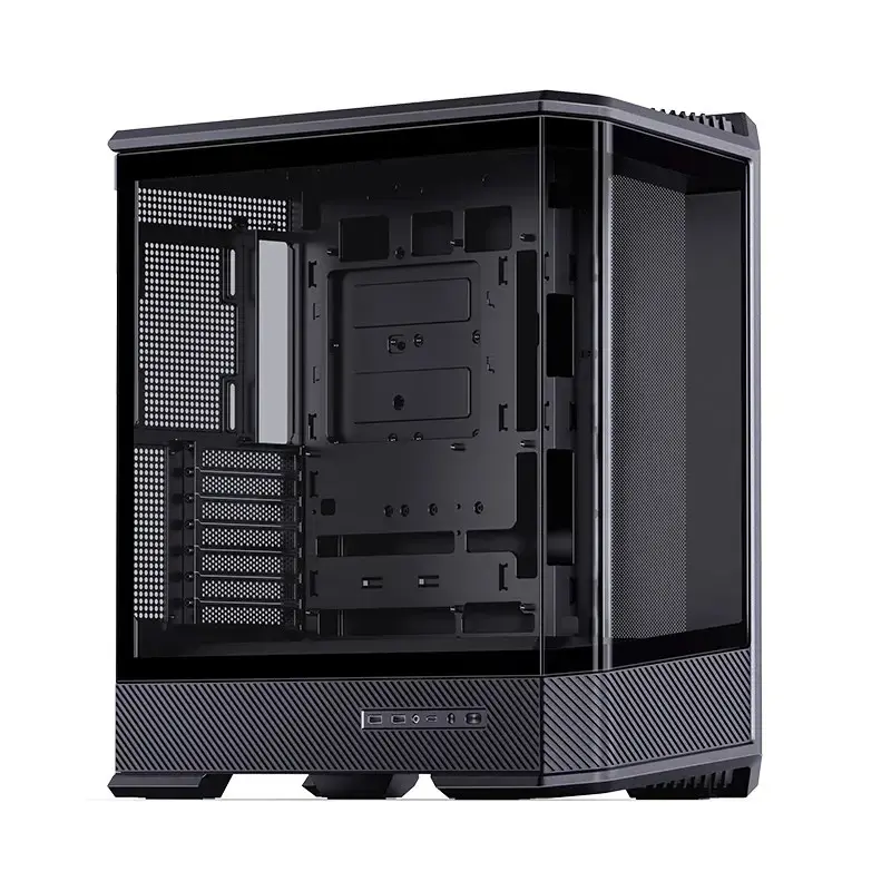 Computer-Gehäuse Jonsbo D400 Midi Tower ATX Tempered Glass – Schwarz