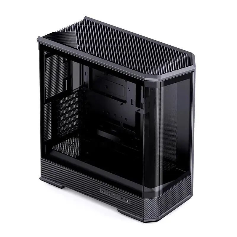 Computer-Gehäuse Jonsbo D400 Midi Tower ATX Tempered Glass – Schwarz