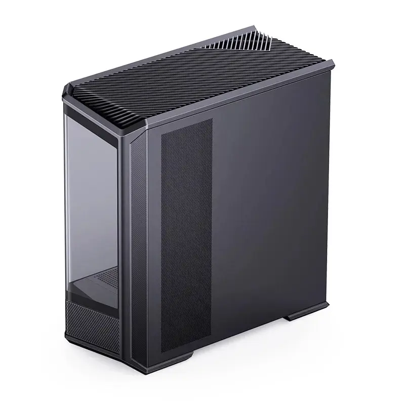 Computer-Gehäuse Jonsbo D400 Midi Tower ATX Tempered Glass – Schwarz