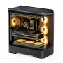 Computer-Gehäuse Jonsbo D400 Midi Tower ATX Tempered Glass – Schwarz