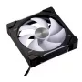 Gehäuselüfter PHANTEKS PH-F140D30 140 mm, 2-stufig, 250–1800 RPM, 71.76 CFM, Doppelkugellager, 12 V, schwarz (3 St.)
