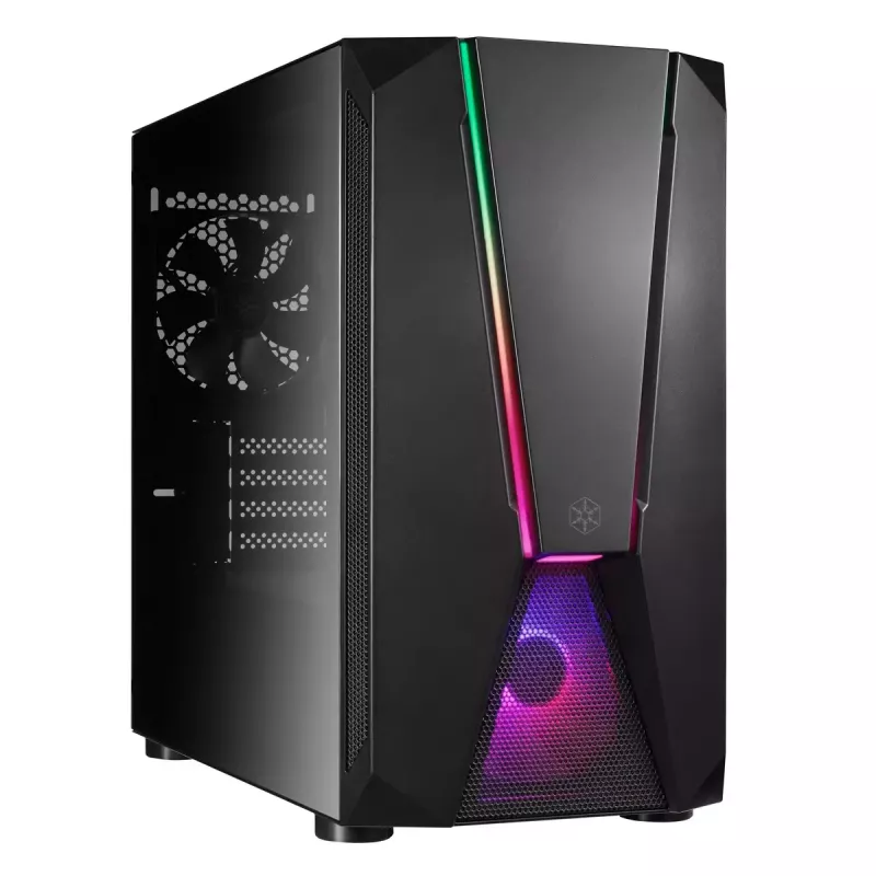 PC-Gehäuse Silverstone FARA V1M PRO Tower Schwarz