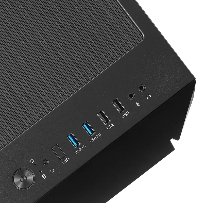 PC-Gehäuse Silverstone FARA V1M PRO Tower Schwarz