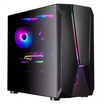 PC-Gehäuse Silverstone FARA V1M PRO Tower Schwarz