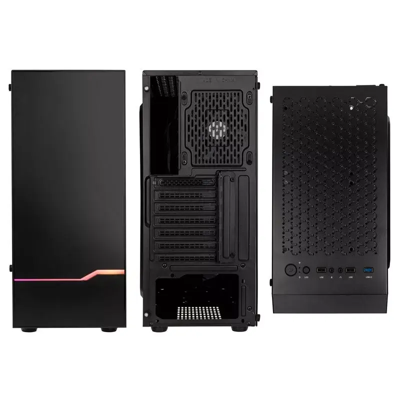 PC-Gehäuse Kolink Inspire K9 ARGB Midi Tower Schwarz
