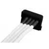 Kabel Silverstone SST-PP07-BTSW 0,3m Molex 4p auf 4xSATA
