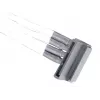 Kabel Silverstone SST-PP07-BTSW 0,3m Molex 4p auf 4xSATA