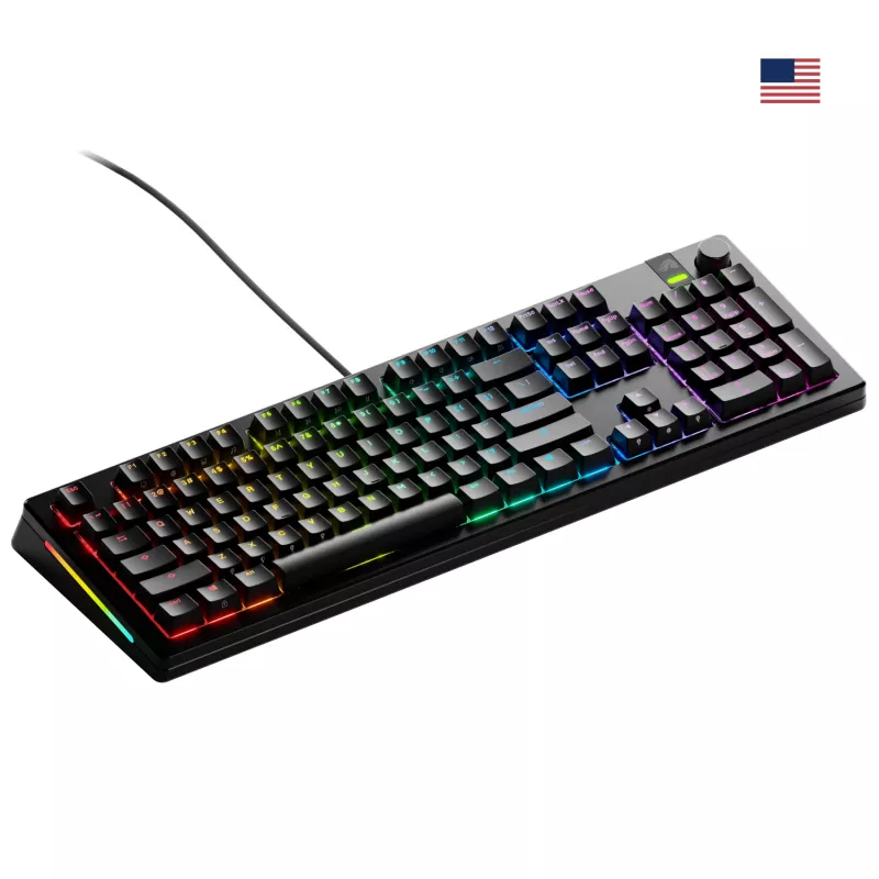 Mechanische Gaming-Tastatur GLORIOUS GMMK 3 PRO 100% Prebuilt Kabelgebunden USB Schwarz US QWERTY RGB
