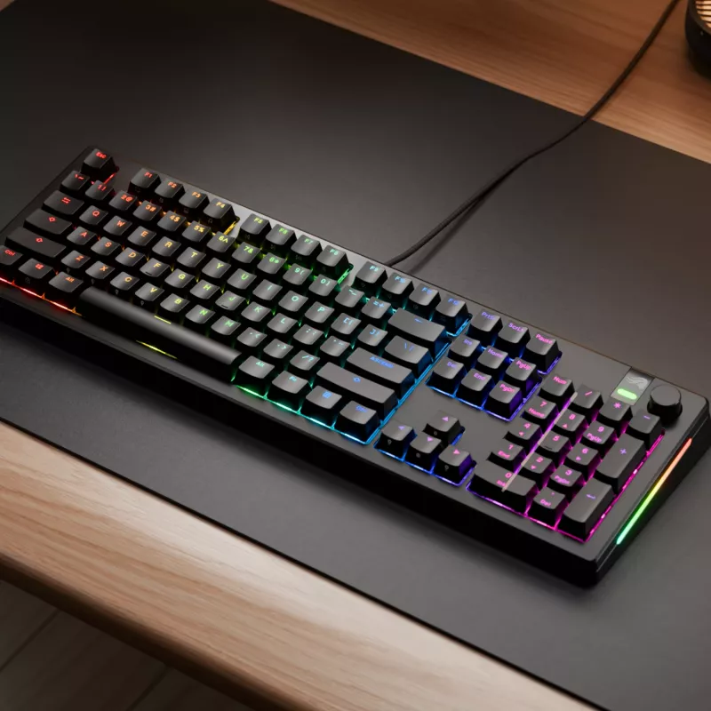 Mechanische Gaming-Tastatur GLORIOUS GMMK 3 PRO 100% Prebuilt Kabelgebunden USB Schwarz US QWERTY RGB