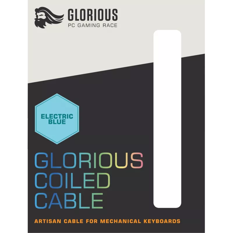 Glorious Gaming Coiled Blau 1,37 m