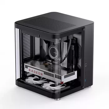 PC-Gehäuse Jonsbo TK-1 2.0 Mini Tower Schwarz