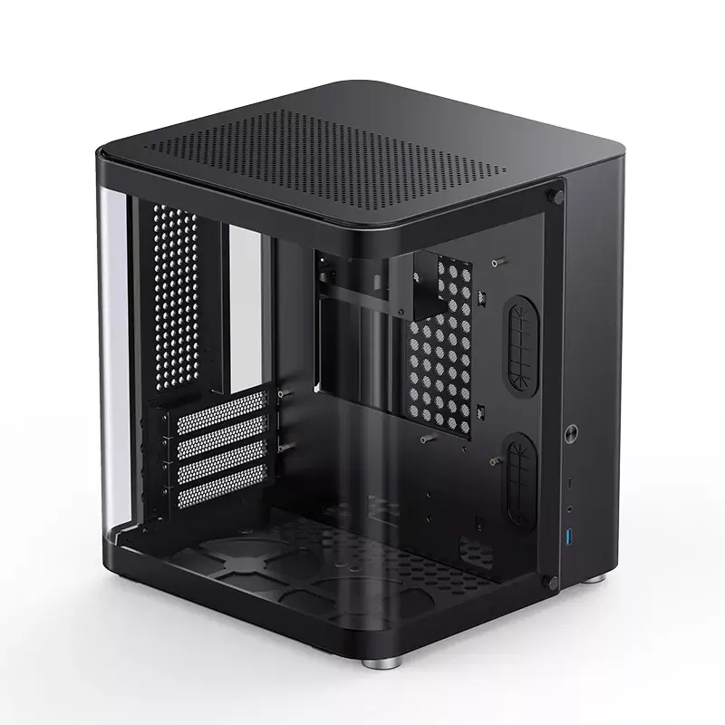 PC-Gehäuse Jonsbo TK-1 2.0 Mini Tower Schwarz