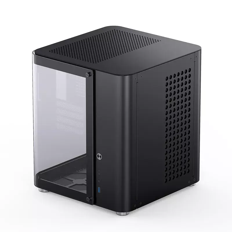 PC-Gehäuse Jonsbo TK-1 2.0 Mini Tower Schwarz