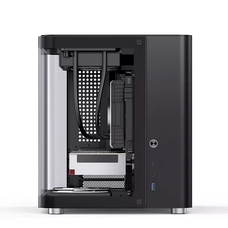 PC-Gehäuse Jonsbo TK-1 2.0 Mini Tower Schwarz