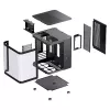PC-Gehäuse Jonsbo TK-1 2.0 Mini Tower Schwarz