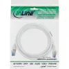 InLine Patch Kabel S/FTP PiMF Cat.6A halogen free 500MHz white 1.5m