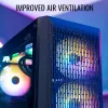 PC-Gehäuse Aerocool Beam-G-BK-V1 Mini Tower Schwarz