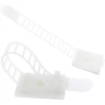 Einstellbare Kabelschelle InLine 64 mm natur 10 Stück