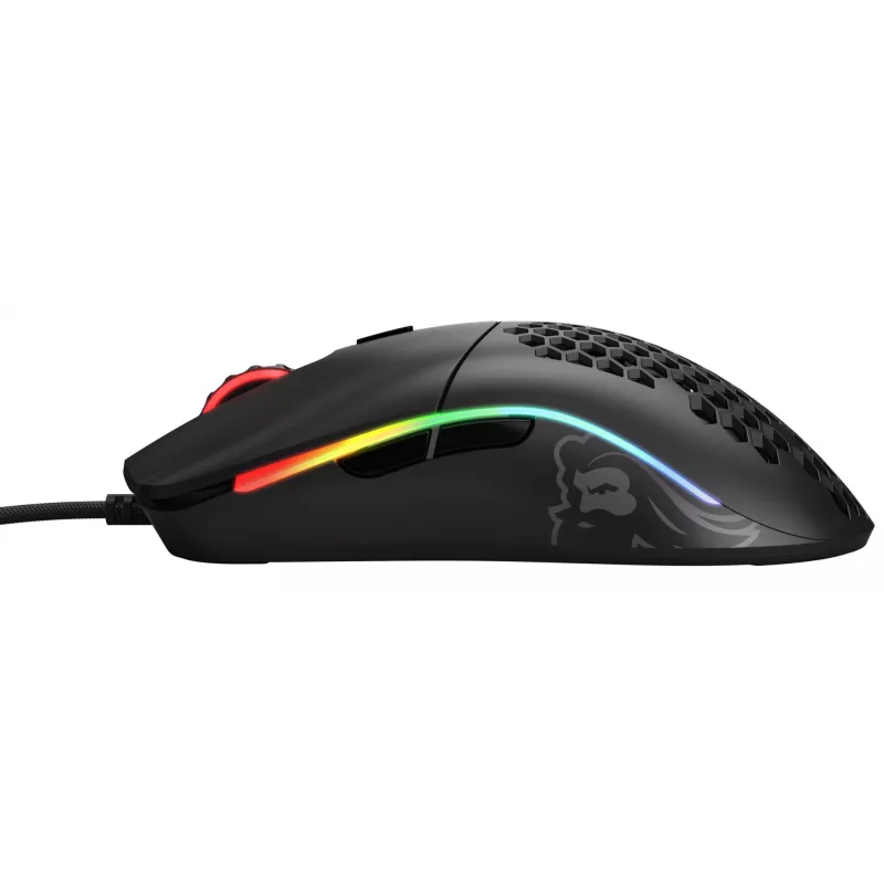 Glorious Gaming Glorious Model O- Maus Regular (Schwarz), Rechtshänder, Optisch, USB Typ-A, 3200 DPI, Schwarz
